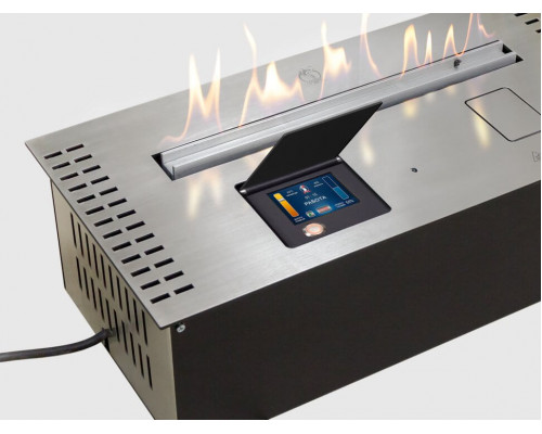 Автоматический биокамин Lux Fire Smart Flame 1200 RC INOX