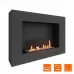 Биокамин SteelHeat WALL GRAND 900 черный
