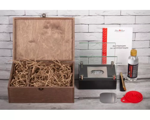 Подарочный набор SteelHeat PREMIUM BOX ALBA черный + деревянная коробка + стартовый комплект Подарочный набор SteelHeat PREMIUM BOX ALBA черный + деревянная коробка + стартовый комплект